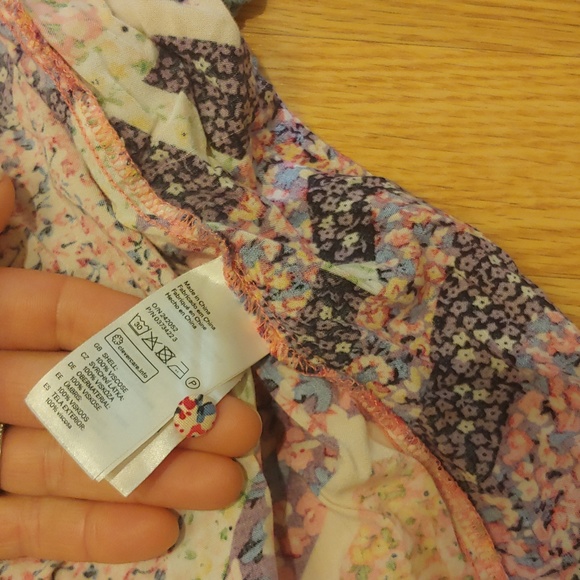 Multicolor floral patchwork maxi dress, size 4, H&M - Picture 3 of 7